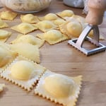 Dough Cutter And Press With Wooden Handle-for Ravioli, Pasta, Du A