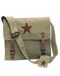 Rothco Vintage Medic Väska - 7 Liter (Khaki with Red star, One Size) Size Khaki star
