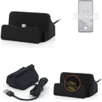 Docking Station for Nokia X30 5G black charger Micro USB Dock Cable