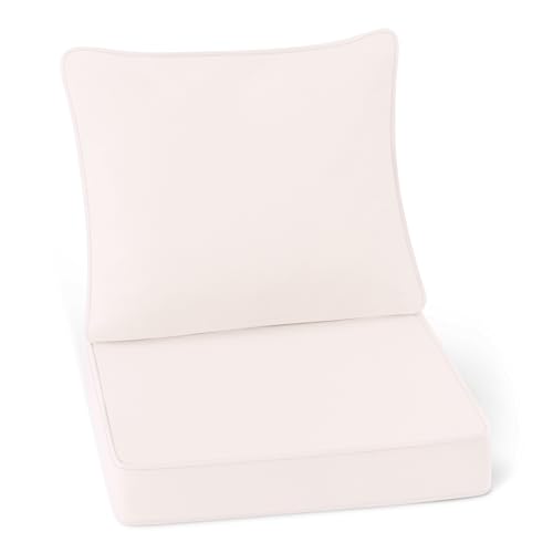 Coussin Pour Chaise De Jardin à Dossier Haut, à Bascule, Doux Et Confortable, En Coton Et Lin