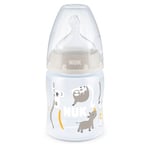 NUK Babyflaska First Choice ⁺ 150ml i beige