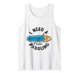 Good Paddle Boarding Aesthetic Surfer Boy SUP Girl Beach Dad Tank Top