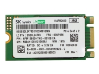 SK Hynix - SSD - 128 GB - intern - M.2 2242 - PCIe 3.0 x2 (NVMe) - FRU - for IdeaCentre 510-15 510-22 510-23 510A-15