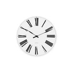 Arne Jacobsen Clocks - Arne Jacobsen Roman 21 cm - Vit, Svart - Vit - Klockor