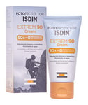 ISDIN FotoUltra Extrem90 Cream SPF50+ (50 ml) | UVB et UVA SPF50 + | Resistant à l'eau