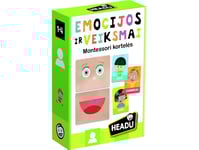 Tactic Headu Flashcards Emotions And Actions Montessori (In Lithuanian Lang.)