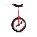 16"/20"/24" Wheel Trainer Unicycle, for Adjustable Balance Exercise Fun Bike Fitness, for Beginners/Children/Adult (Color : RED, Size : 24")