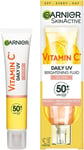 Garnier Vitamin C Daily UV Brightening Fluid Sheer Glow, SPF50+, Prevents 50ml