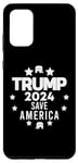 Coque pour Galaxy S20+ Donald Trump 2024 Take America Back Trump américain