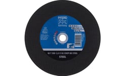 Pferd 4007220540299, Kapskiva, Metall, 5100 Rpm, Svart, Blå, 30 Cm, 3,4 Mm