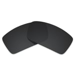 Hawkry Polycarbonate Replacement Lenses for-Oakley Gascan - Stealth Black