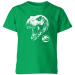 Jurassic Park T Rex Kids' T-Shirt - Green - 3-4 Years - Green