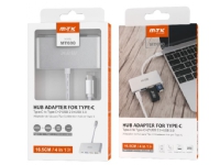 MTK Adapter USB-C til USB-C, 2 x USB 2.0 & USB 3.0