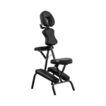 physa Hopfällbar massagebänk - 47 x 72 115 cm 160 kg svart