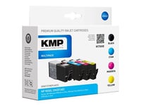 KMP MULTIPACK H176VX - Pack de 4 - taille XXL - noir, jaune, cyan, magenta - compatible - cartouche d'encre - pour HP Officejet 6951, 6954, 6962; Officejet Pro 6960, 6961, 6970, 6971, 6974, 6975