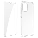 Nokia G60 5G Case Silicone Gel Flexible Tempered Glass 9H Screen Protector