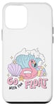 iPhone 12 mini Flamingo Go With The Float Summer Pool Party Vacation Cruise Case
