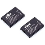 vhbw 2x Batterie compatible avec Siemens Gigaset 4015 Micro, 4210, 4015s micro, 4010s micro, 4215 téléphone fixe sans fil (1300mAh, 3,7V, Li-ion)