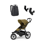 Thule Urban Glide 3 single car travel baby bundle + changing backpack seat adapter for Maxi-Cosi®