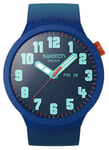 Swatch SB01N700 ESSENTIALLY BOLD (47mm) Dark Blue Dial / Watch