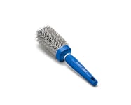 Bio Ionic BlueWave Round Brush Large,NanoIonic Conditioning Brush,Crimped bristles for added tension, Soft Touch, Easy Grip Handle