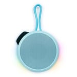 BIGBEN PARTY Bigben Party - Rund Bluetooth-högtalare Med Rem Och Ljuseffekter 15w Pastellblå