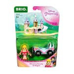 BRIO Disney Princess Sleeping Beauty & Carriage Train Set for Kids Age 3 Years Up - Compatible with all BRIO Wooden Railway Sets & Accessories