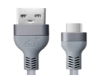 OnePlus Micro USB-kabel med nylonförstärkning - 1 meter - Grå