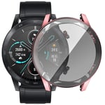 YOUZHIXUAN Smart watch series For Huawei Honor Magic 2 Plating TPU All-Inclusive Protective Shell(Black) (Color : Pink)