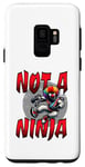 Coque pour Galaxy S9 Not a Ninja: Clown Disguise Humour Design