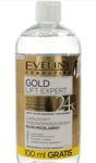 Eveline Gold Lift Expert Luxurious Anti-wrinkle 3 in 1 Micellar Fluid, 500ml