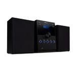 MC-30 DAB Micro chaîne stéréo DAB+ Bluetooth lecteur CD MP3 20W max- noir