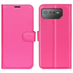 Asus ROG Phone 6 5G - Läderfodral / Plånboksfodral Rosa