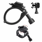 New Gopro 360° Bicycle Moto Mountain Bike Handlebar Seat Pole Mount Holder Clamp