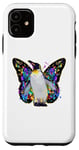 iPhone 11 Penguins can fly colorful butterfly wings penguin Case