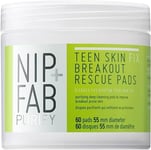 Nip + Fab Teen Skin Fix Zero Breakout Rescue Face Pads with Salicylic Acid,... 