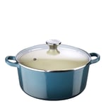 Le Creuset - Gryte m/glasslokk 4,2L deep teal