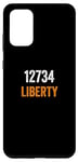 Coque pour Galaxy S20+ Code postal Liberty 12734, déménagement vers 12734 Liberty