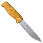 Helle 44G 166113 Couteau de chasse Acier Sandvik, bouleau, étui cuir