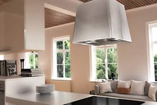 Airforce F164 50cm Island Lamp Cooker Hood with Integra System - Steel