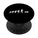 Canicross T Shirt for Mens Dog Trail Running Sport PopSockets Swappable PopGrip