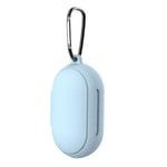 Joli Étui de silicone compatible avec Samsung Galaxy Buds Plus Couvercle protection Écouteurs écouteurs sans fil Cassettes Sky Bleu