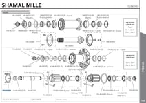 Campagnolo Bak Navhuv Shamal Mille, Shamal Ultra, Zonda