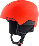 ALPINA Unisexe - Enfants, PIZI Casque de ski, neon-orange matt, 51-55 cm