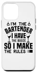 iPhone 12 mini I'm The Bartender I Make The Rules - Funny Bartending Case