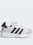 adidas Originals Kids Unisex Country XLG Trainers - White/Grey, White/Grey, Size 2 Older