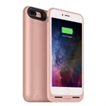 Mophie Juice Pack Air Battery Case compatible with wireless chargers for Apple iPhone 8 Plus / 7 Plus - Rose Gold