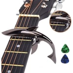 Zink Alloy Gitarr Capo Haj Capo för Akustisk och Elektrisk Gitarr