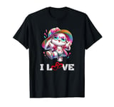 I love, Celebrating love and acceptance. Pride Month T-Shirt