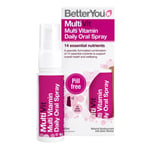 BetterYou MultiVit Daily Multi Vitamin Oral Spray - 25ml